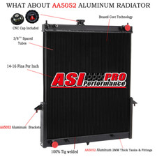 3 Row Aluminium Radiator For Patrol GU Y61 3 4 5 4.2L Turbo Diesel Petrol MANUAL