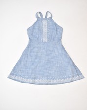 GUESS Womens A-Line Dress US 4 Small Blue SM01