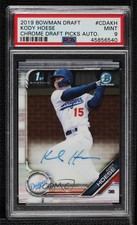 2019 Bowman Draft Chrome Draft Pick Kody Hoese #CDA-KH PSA 9 MINT Auto lz7