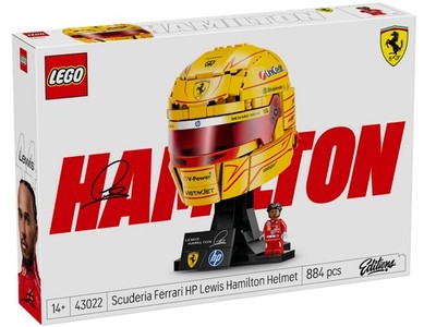 LEGO  Editions 43022 - Scuderia Ferrari HP Lewis Hamilton Helm - NEU & OVP - 