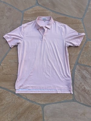 Peter Millar Large Polyster Polo Firerock Country Club Performance CR