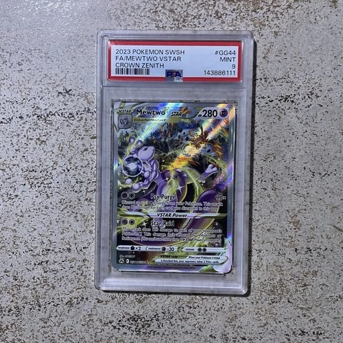 Mewtwo Vstar GG44/GG70 Crown Zenith Rare Pokemon Card PSA 9 MINT