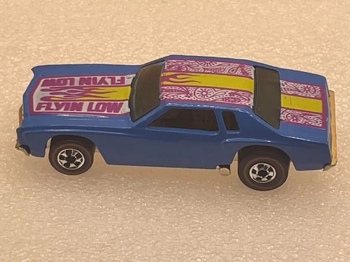 Hot Wheels Redline 1976 Lowdown Monte Carlo Stocker Flyin Low Baby Blue Chevy