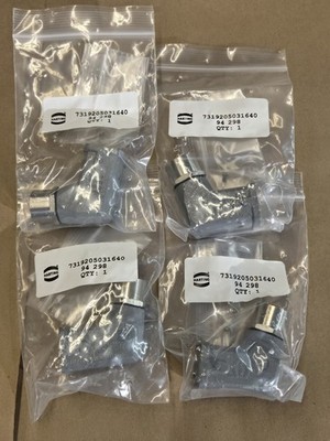 Lot Of 4 Harting 7319205031640 Angled Connectors 1/2'' NPT