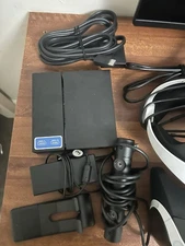 Sony PS4 VR  Headset, Camera, All Cords, Console, , And Instructions
