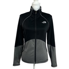 The North Face Cinder 100 Athletic Jacket Full Zip size Small in Black  Gray