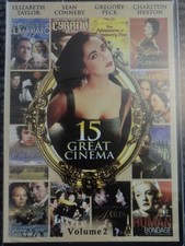 15 GREAT CINEMA DVD NEW FACTORY SEALED