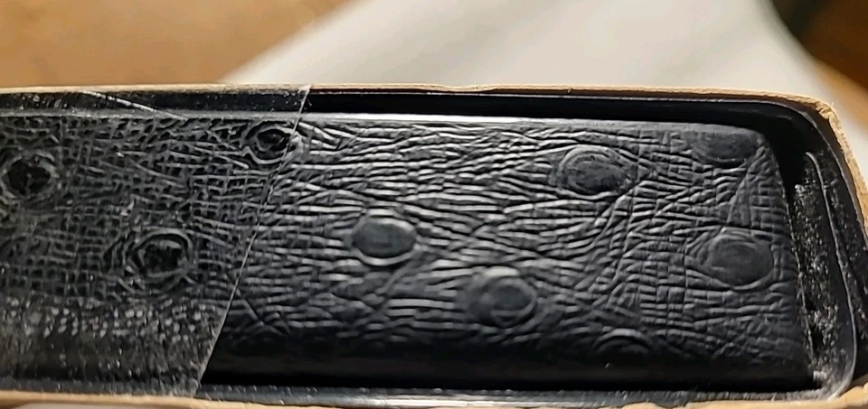 New Vintage Puremco Dominoes Tournament Extra Thick Marblelike Ostrich Leatheret - Image 3 of 4