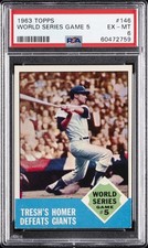 1963 TOPPS #146 WORLD SERIES GAME 5 PSA 6