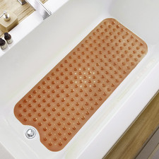 Bathtub Mats for Shower Tub, Extra Long Non-Slip 39 X 16 Inch Bath Mat with Drai