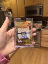 Wild Card 2026 Black Tie Stacked Deck Dual Autograph 1/1 Brock Purdy Steve Young