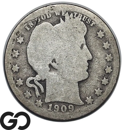 1909-O Barber Quarter