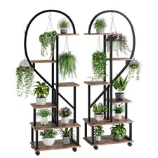 Pflanzenregal Blumenregal Blumentreppe Schwerlast Blumenständer Balkon Garten DE