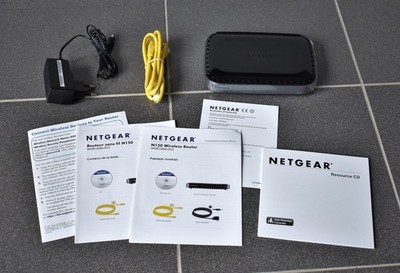 Wireless Router - Netgear N150 WNR1000 - V2H2 (WPS, WLAN, 150 Mbps, 4-Port) Top