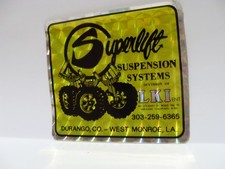 Vintage Superlift Suspension Systems La Co Decal Sticker Unused