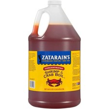 Zatarain's Concentrated Shrimp  Crab Boil, One Gallon Bulk Container of Liquid