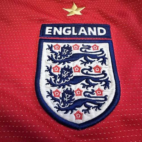 England Football Shirt Red Away Kit Umbro Long Sleeved 2004/06 XL - Picture 2 of 9