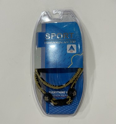 New Orleans Saints 22  Sport Titanium X50 Aqua Titan Energy Necklace NylonRubber