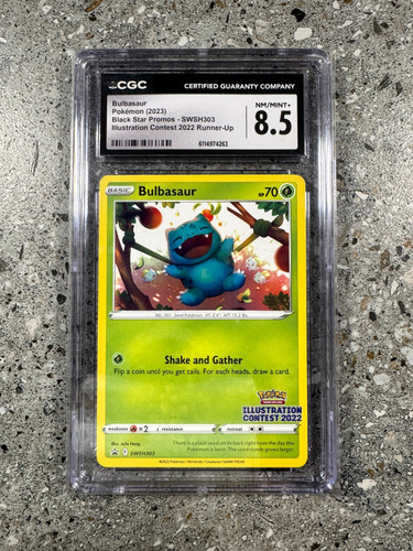 Bulbasaur graded CGC 8.5 for sale on eBay