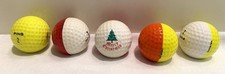 5 Different Ping Karsten Eye Golf Balls 2 Tone, Christmas Tree, Solid Nice 