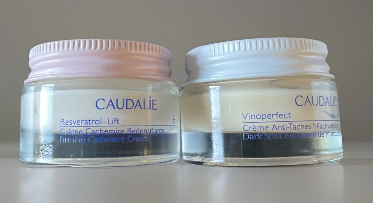 Caudalie Resveratrol-Lift Firming Cream .5oz |Vinoperfect Moisturizer .5oz NWOB