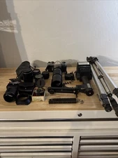 Pentax Spotmatic 35mm SLR with 2 Takamura Lenses ,Tamron ,griffin Lens