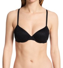 Calvin Klein QF6875 Sheer Marquisette Lightly Lined Demi Bra