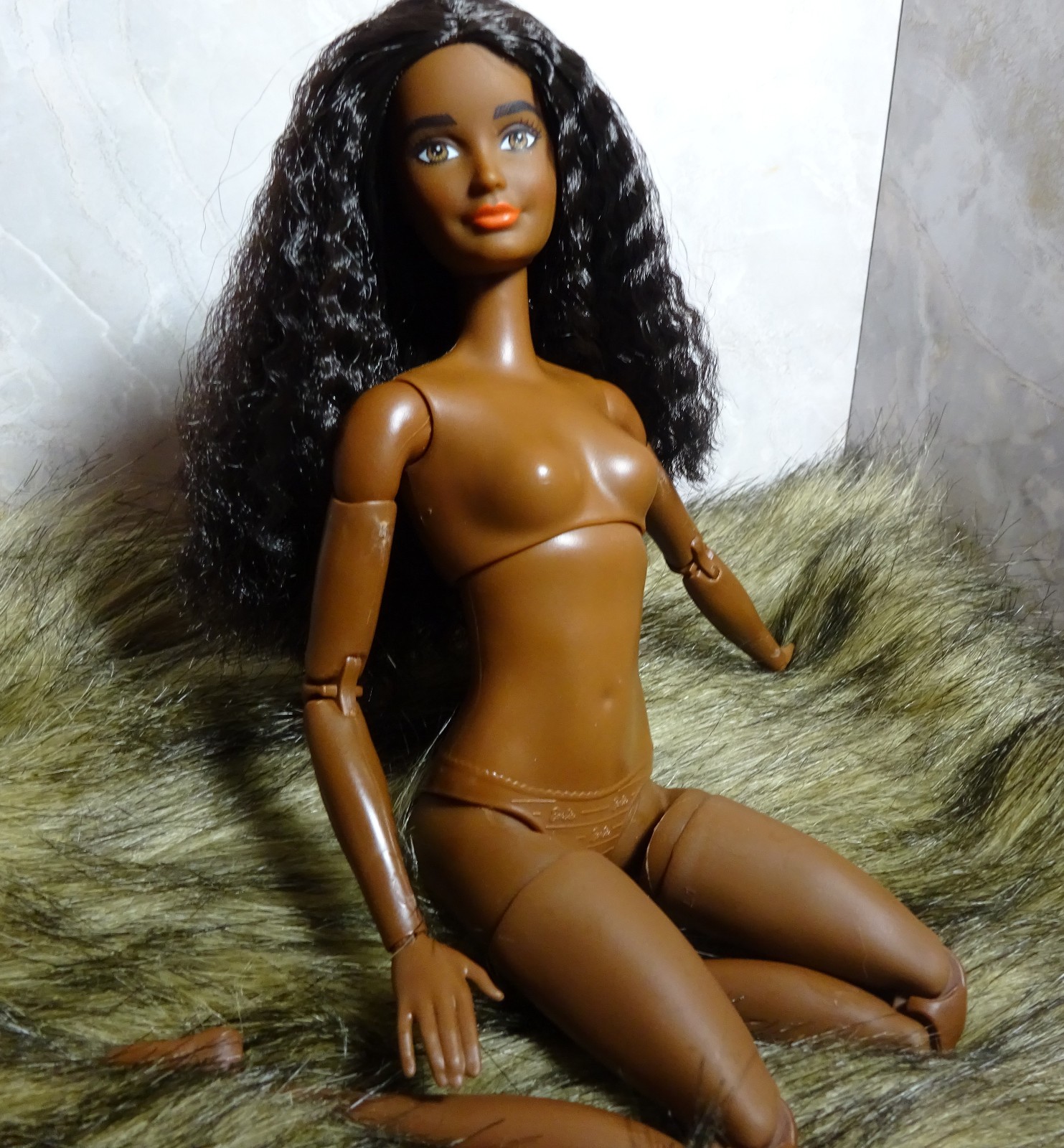 Barbie Made to Move Skipper Face Doll Articulated Nude OOAK Diorama Mattel 2015
