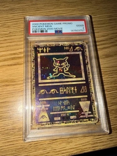 2000 Pokémon Game Promo Ancient Mew Movie Promo PSA 2
