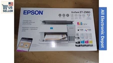 New Epson EcoTank ET-2980 Color All-in-One Wireless SuperTank Printer Copy Scan