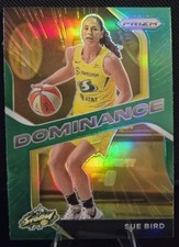 2021 Panini Prizm WNBA - Dominance Sue Bird #8 Green Prizm