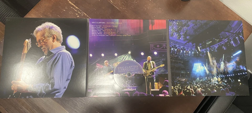 Eric Clapton "Slowhand at 70" Live at the Royal Albert Hall 3LP + DVD VG++ RARE - Image 4 of 4