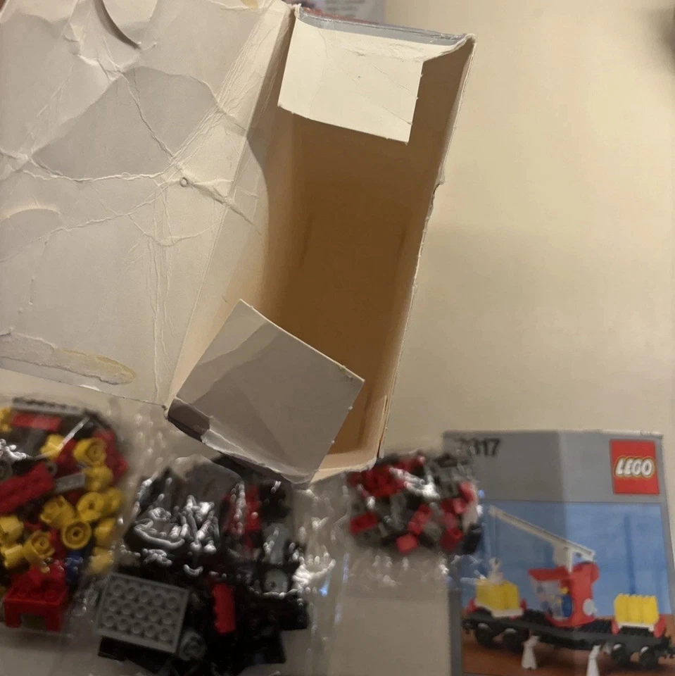 LEGO 7817 Crane Wagon Car Classic Railway - Open Box - Sealed Bags NEW - Image 4 of 4
