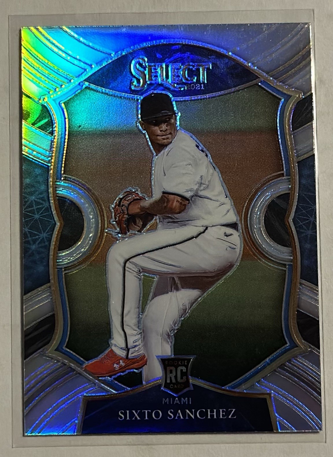 2021 Panini Select Sixto Sanchez Silver Holo Prizm RC 33 Concourse Miami Marlins