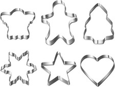 Christmas Cookie Cutter Set 18-Piece Holiday Baking Shapes