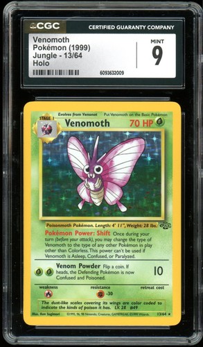 Venomoth (Unlimited) graded CGC 9 for sale on eBay