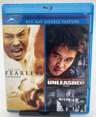 Fearless / Unleashed - Blu-ray Double Feature - Good Condition - Jet Li