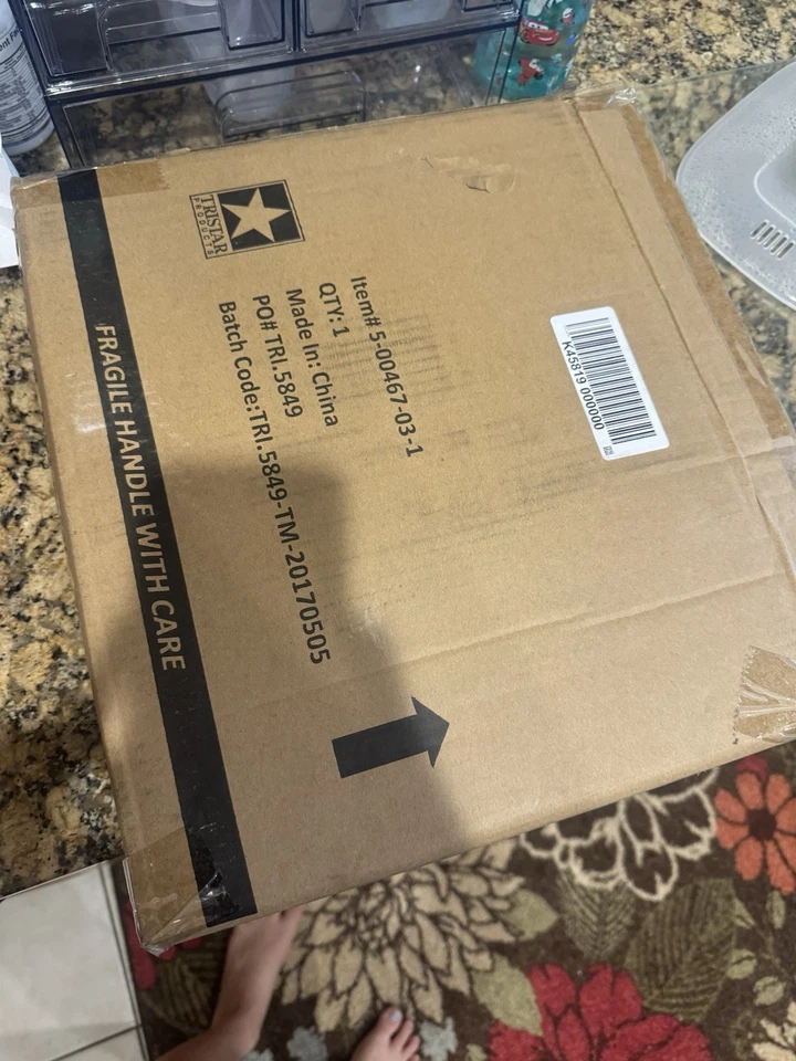 Parrilla y plancha antiadherente Tristar Copper Chef con tapa de vidrio/prensa*12" Foto 2 de 3