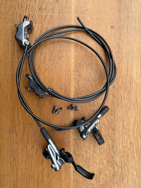 Shimano XTR M9120 Disc Brake Set Front Rear 4-Piston