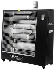 Infrarot Dieselheizung 13kW Heizkanone Ölheizer Werkstatt 25L Thermostat