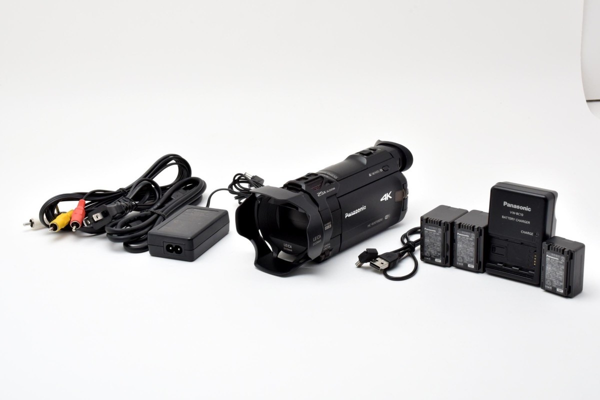 Mint】Panasonic HC-WXF990M Black 4K Camcorder 20x optical zoom