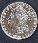 1883-O Morgan Silver Dollar $1 New Orleans AU Details Polished Cleaned Coin
