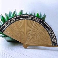 DIOR BEAUTY DIORIVIERA Folding Fan Navy Sensu Travel Novelty GWP New Sealed
