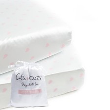 Satin Fitted Crib Sheet 2 Pack Premium Oeko-TEX Certified Satin Crib Sheet ...