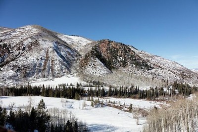 Pitkin County Colorado 2016 Wintry Rocky Mountain High Country Landscape