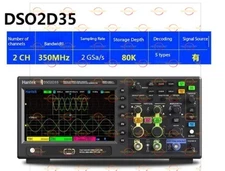 Hantek DSO2D35 2CH Digital Storage Oscilloscope Signal Generator 350Mhz 2GSa/s