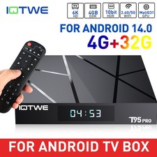 2026 Smart TV BOX 128GB+4GB Android14.0 WIFI6 Netzwerk Media Player Quad Core