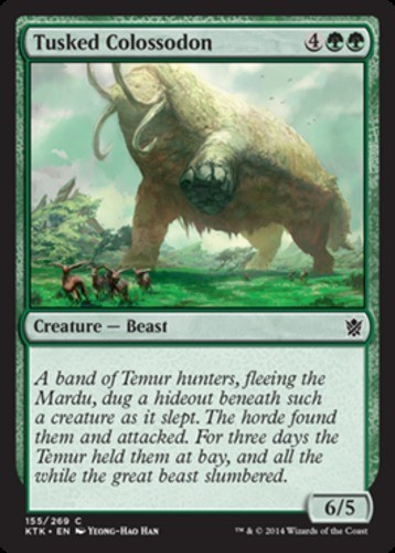 Tusked Colossodon X4 (Khans of Tarkir (2014)) MTG (NM) *CCGHouse* Magic - Picture 1 of 1