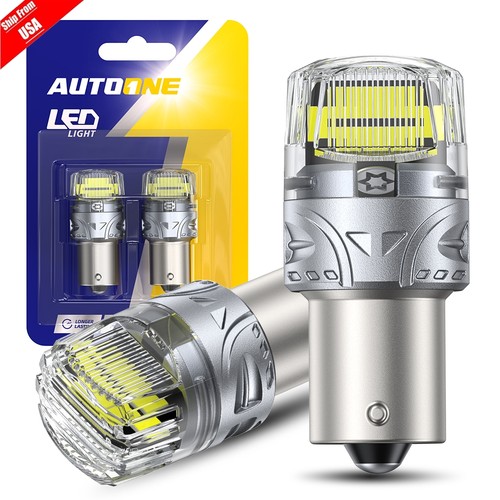 AUTOONE 3157 3156 4157 LED Backup Reverse Turn Light Bulbs 6000K White BR Series