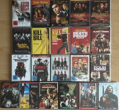 Quentin Tarantino / Robert Rodriguez 22x DVD Filme Sammlung JACKIE BROWN Django